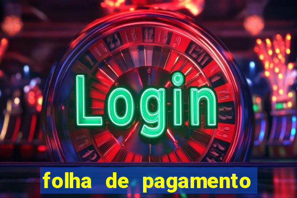 folha de pagamento para preencher word